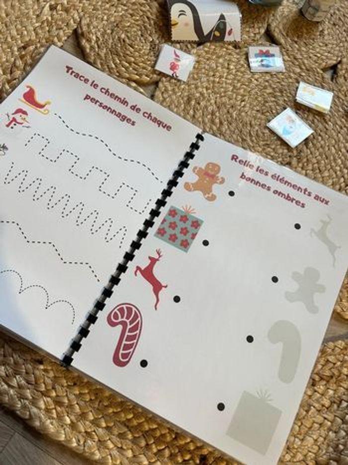 Livret d’activités Noël Montessori avec pièces à scratch - photo numéro 5