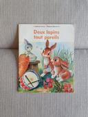 Roman enfant - Livre  d'histoire niveau maternelle - cp -3/6 ans Deux lapins tout pareils