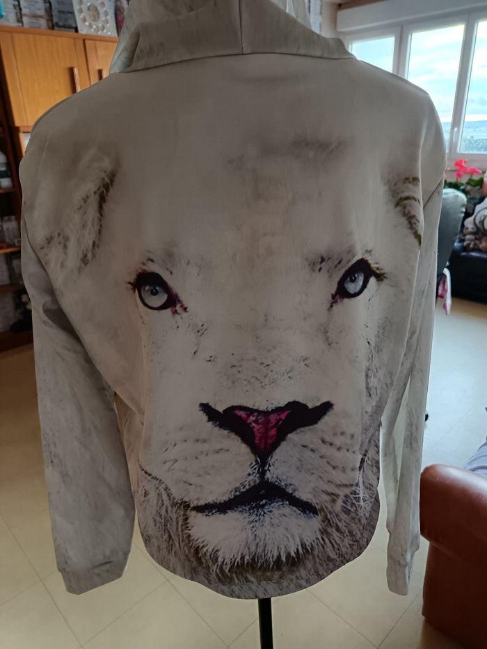 Sweat crème taille 36 lion blanc Mixe - photo numéro 6