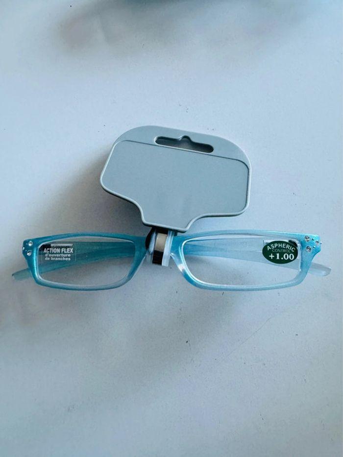 Lunettes de lecture, bleu ciel - photo numéro 1