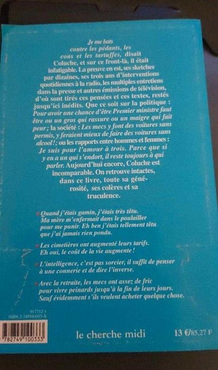 Livre Coluche - photo numéro 2