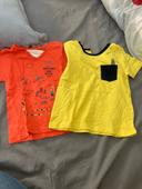 2 t-shirt manches courtes tissaia / la redoute