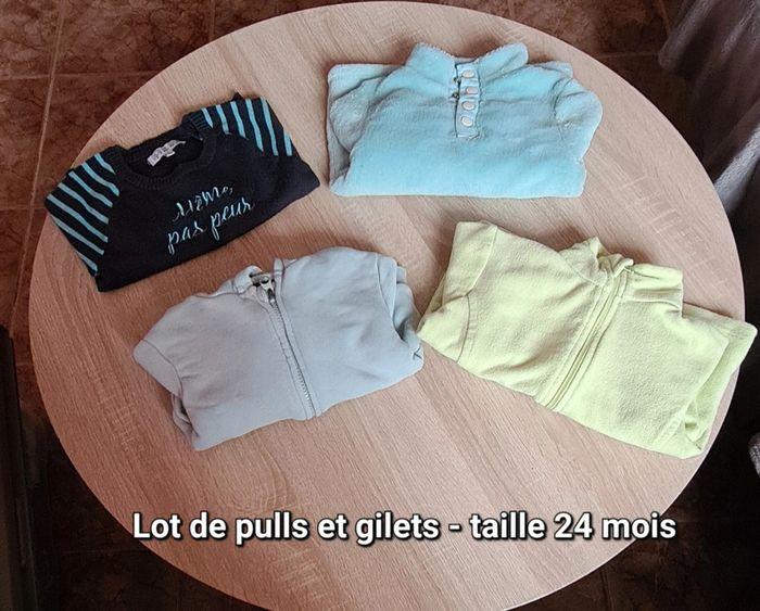 Lot pull - polaire et gilet - photo numéro 1