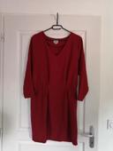 Robe bordeaux / rouge L