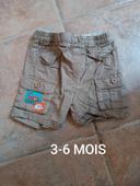 Short enfant 3-6 MOIS