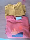 Lot gilet et pull 8 ans fille neuf