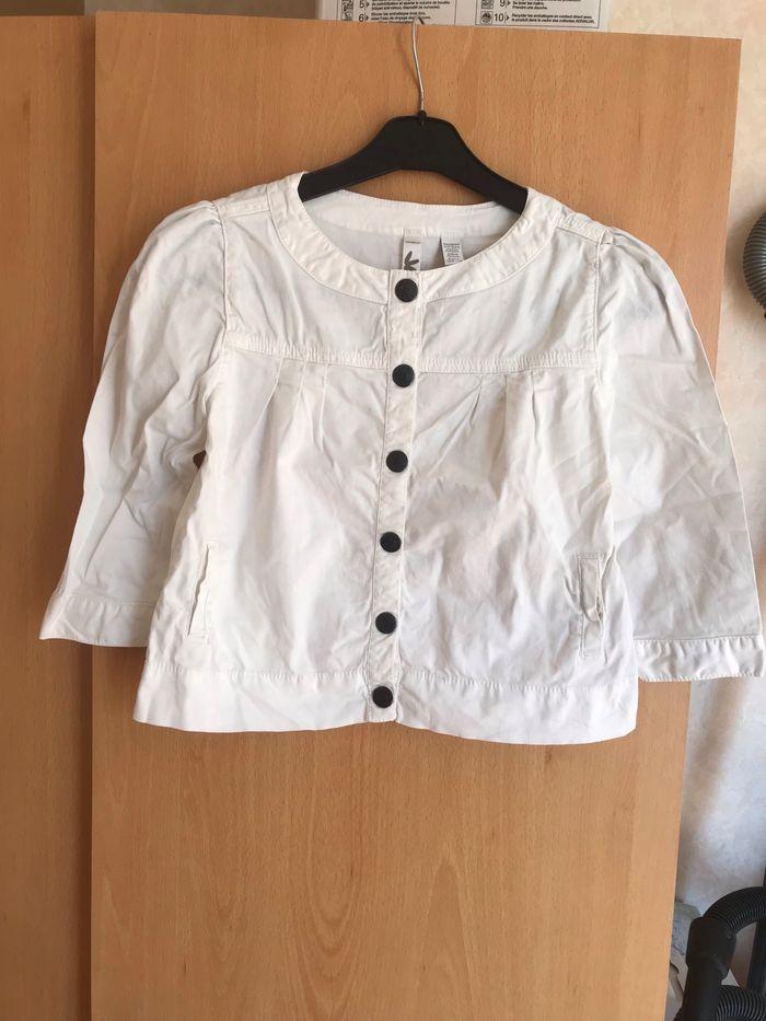 Veste d été blanc 8 ans fille - photo numéro 1