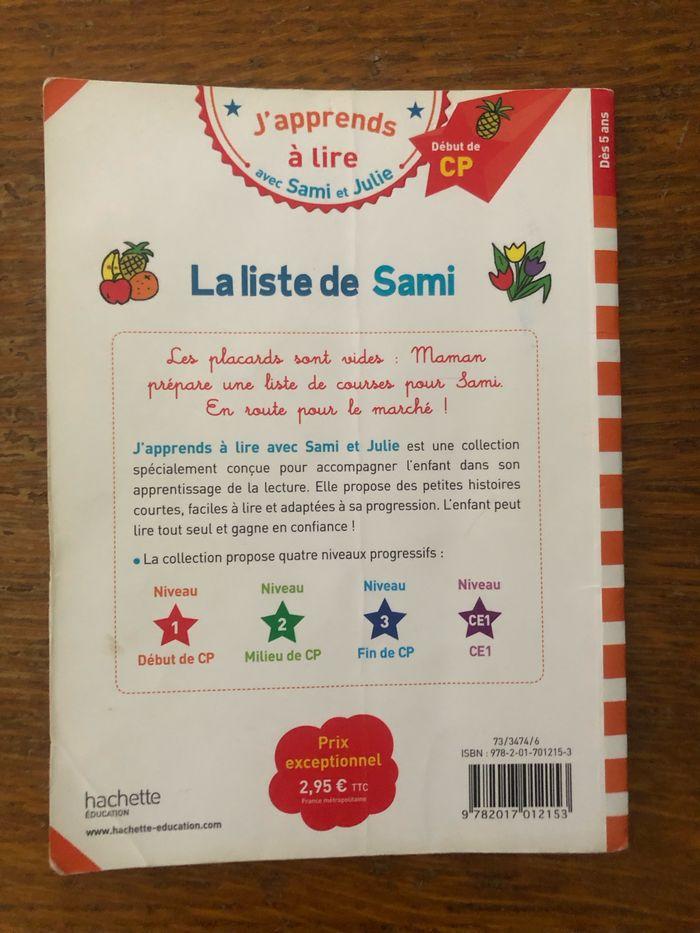 J’apprends à lire avec Sami et Julie, début CP. La liste de Sami - photo numéro 2