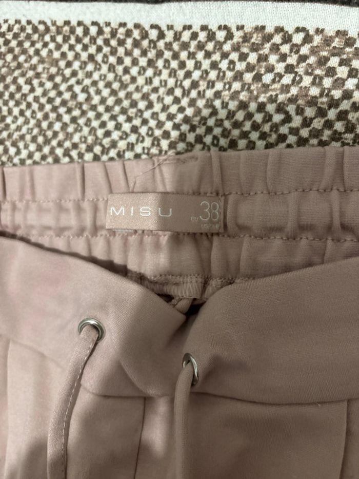 Pantalon confort rose poudre taille 38 amisu - photo numéro 2