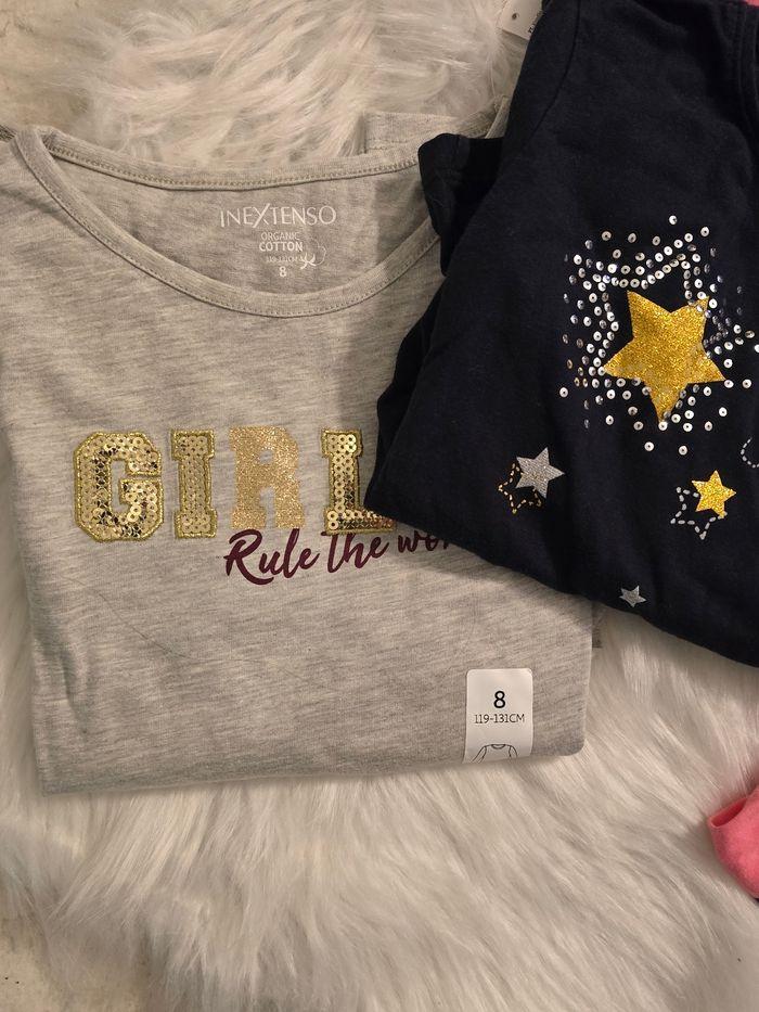 🩷🩷🩷⚘️⚘️Lot Tee-shirts ml 8 ans fille 🩷🩷🩷⚘️⚘️ - photo numéro 5