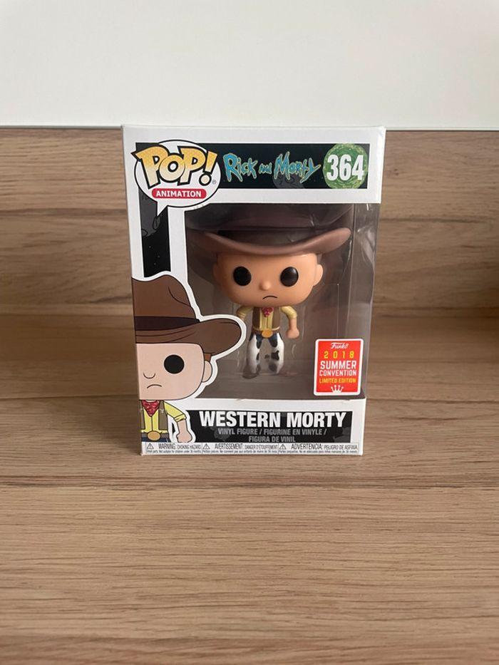 Figurine Funko Pop Rick et Morty : Western Morty 364 2018 Summer Convention Limited Edition - photo numéro 1