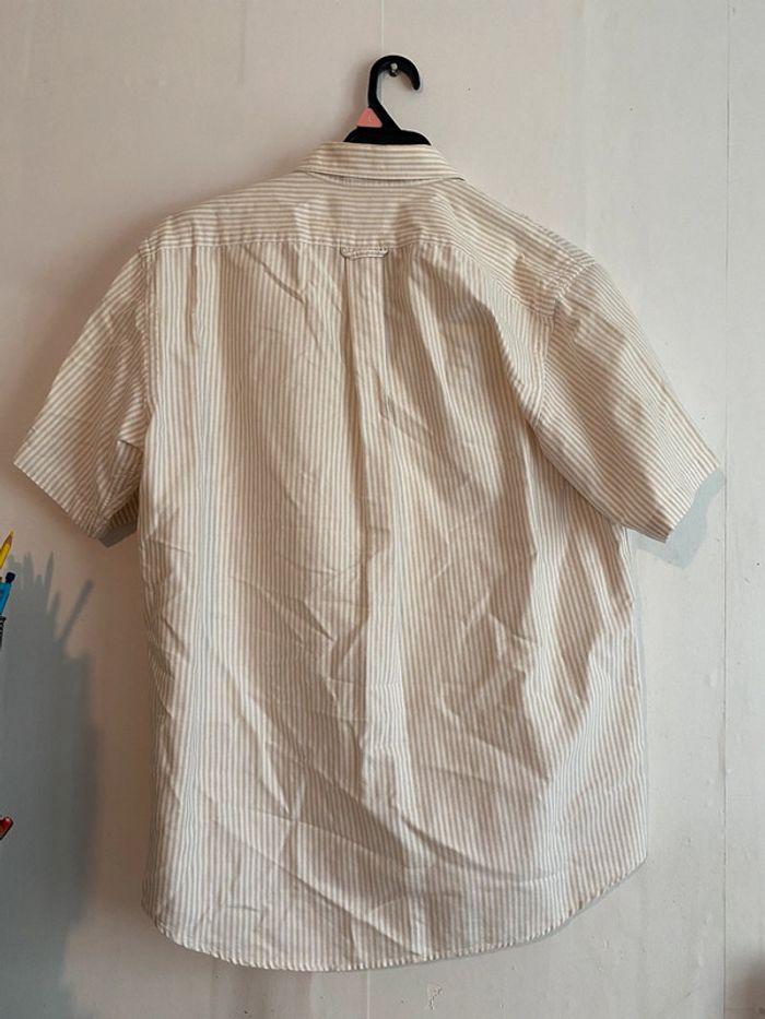 Chemise manche courte Lacoste rayé taille 40 - photo numéro 5