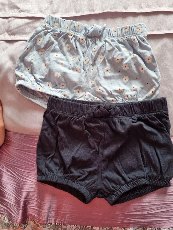 Lot de 2 shorts en coton Kiabi 9m - photo numéro 1