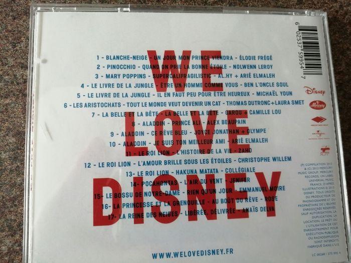 CD we love Disney - photo numéro 5