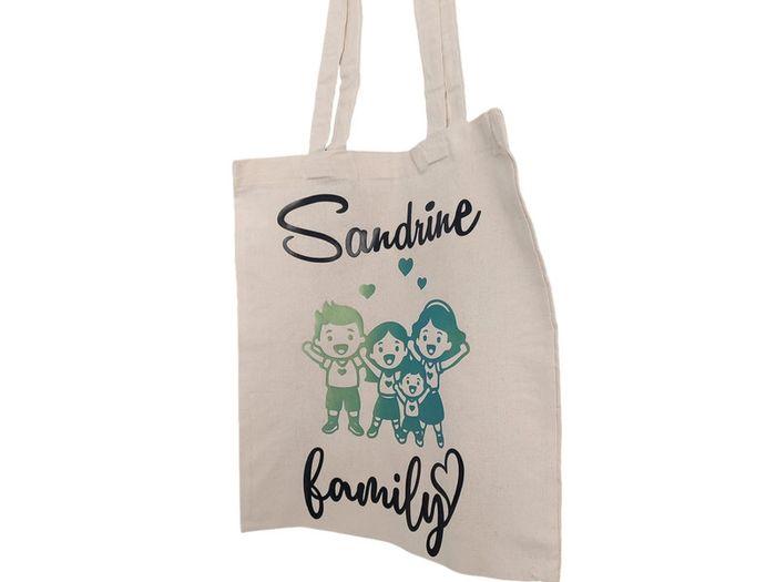 Tote Bag 36x42 cm Spécial Famille - photo numéro 2