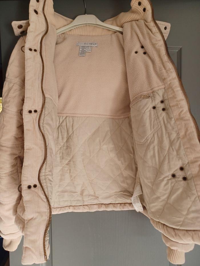 Manteau velours  à capuche - photo numéro 4