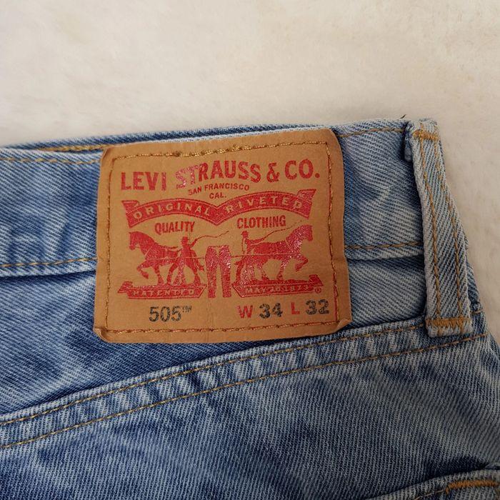 Jean Levi's 505 W34 L32 Bleu - photo numéro 8