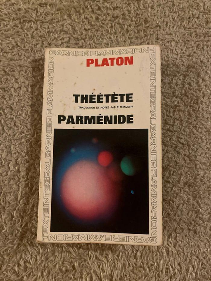 Livre Parménide Platon - photo numéro 1