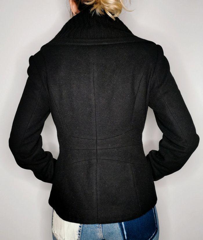 Manteau veste Zara Basic Taille L avec gros col - photo numéro 3