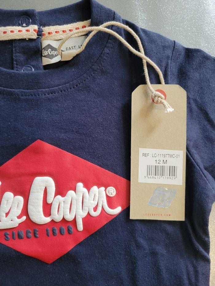 Neuf avec étiquette T shirt manches courtes  lee cooper 12 mois - photo numéro 3