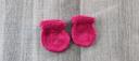 Moufles rose fuchsia pour bébé taille 1 mois