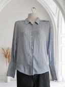 Chemise rayée manches longues Mango