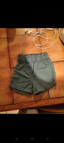 Short vert 12 mois