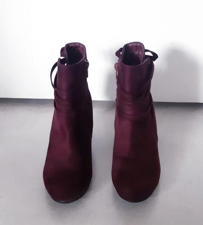 Bottines prune Gémo / P.36 - photo numéro 3