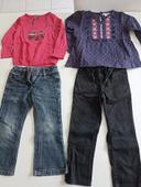 Lot jeans / hauts