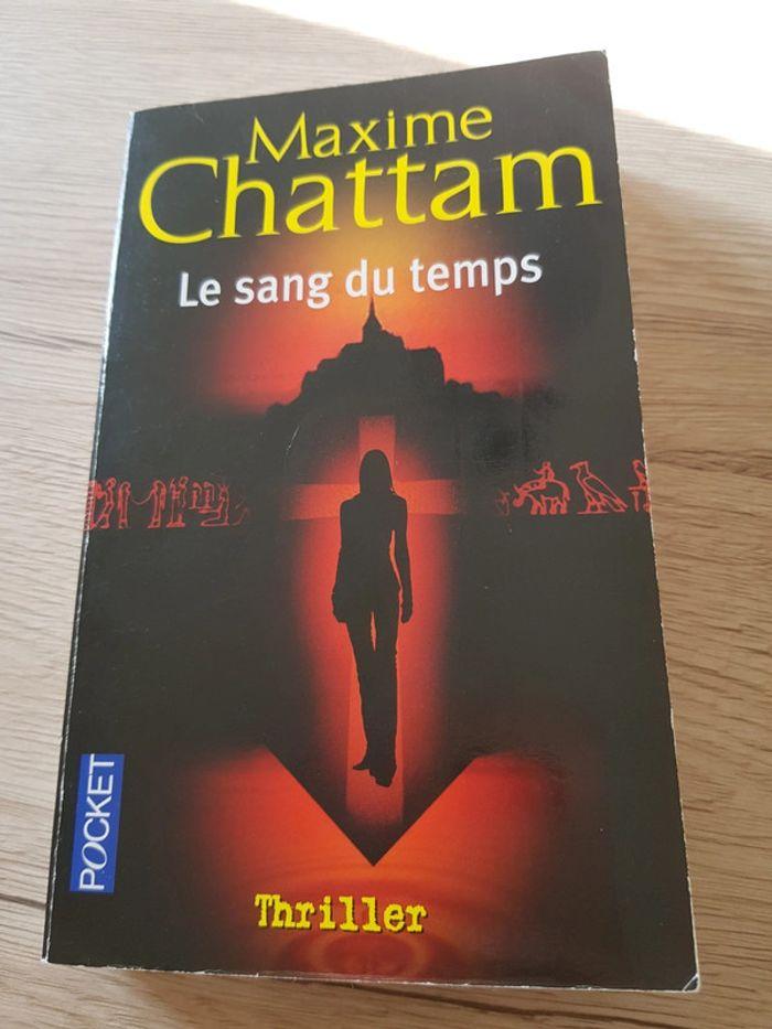 Livre Le sang du temps- Maxime Chattam - photo numéro 1