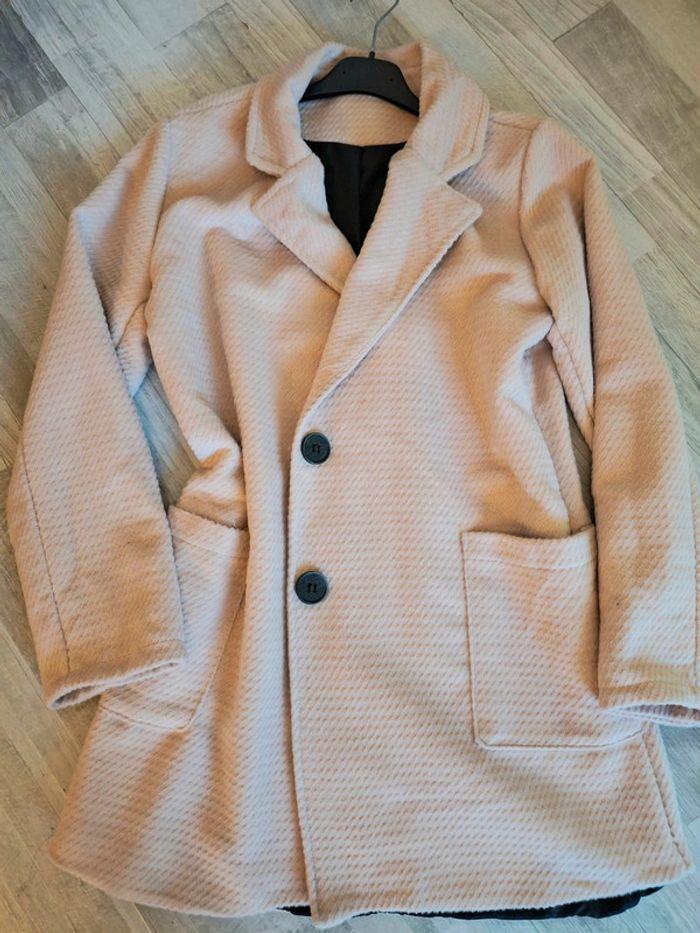 Manteau rose poudré - photo numéro 1