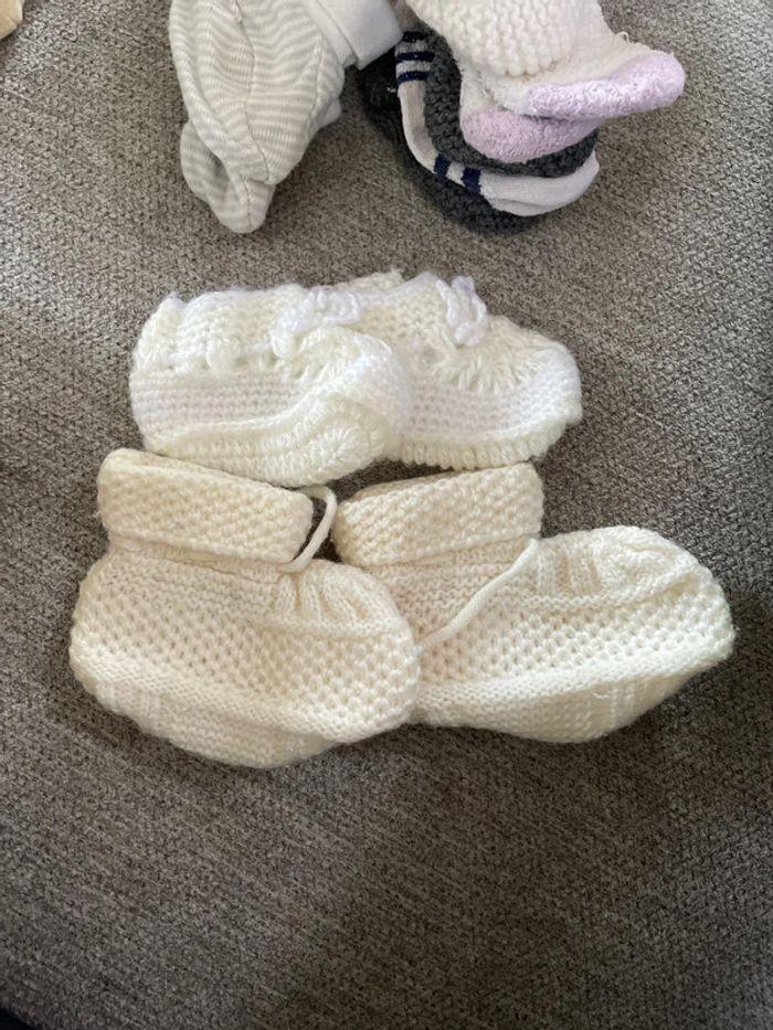 Chaussons crochet bébé