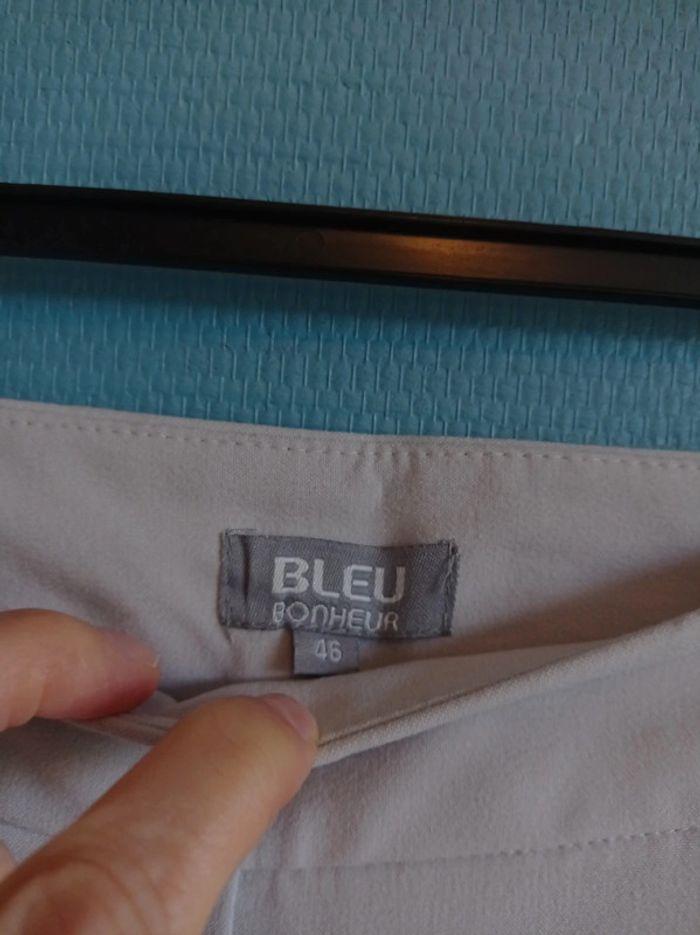 Pantalon gris clair Bleu bonheur taille 46 - photo numéro 3