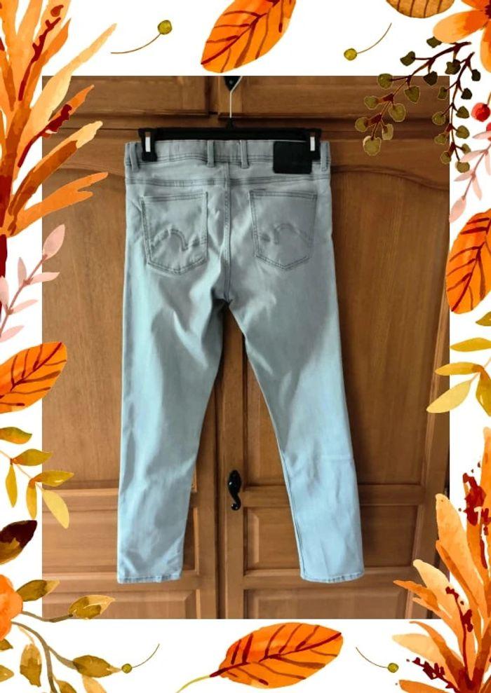 Pantalon jeans slim gris W28 L30 - photo numéro 2