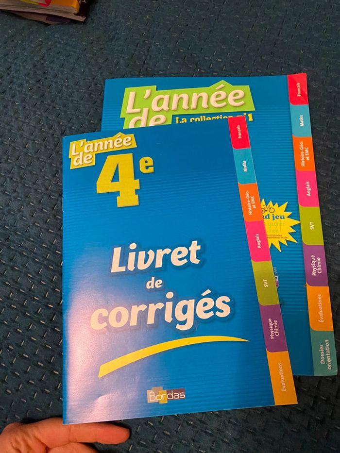 Livre collège L’année de 4 e tout pour réussir Bordas - photo numéro 2