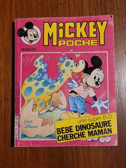 3 Mickey poche - Disney - vintage 1986 - photo numéro 3