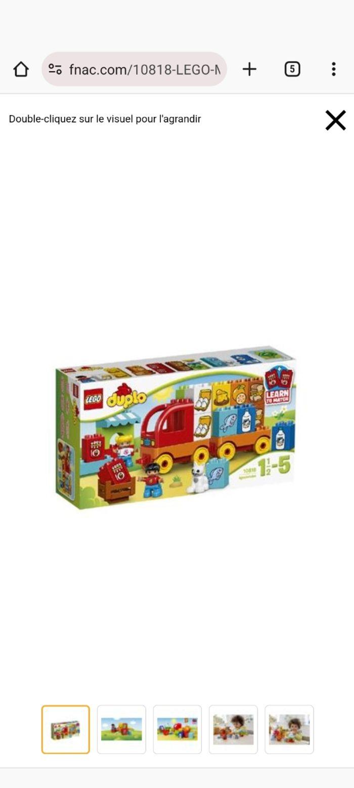 Lego Duplo marchand avec camion - photo numéro 5