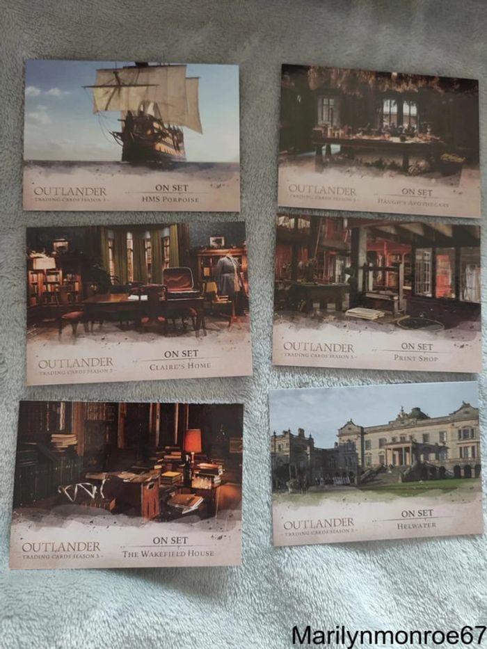 Set complet 9 cartes on set Outlander cryptozoic - photo numéro 1