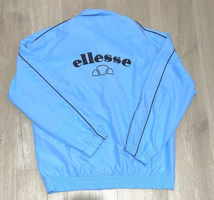 Veste bleu ciel Ellesse taille M - photo numéro 2