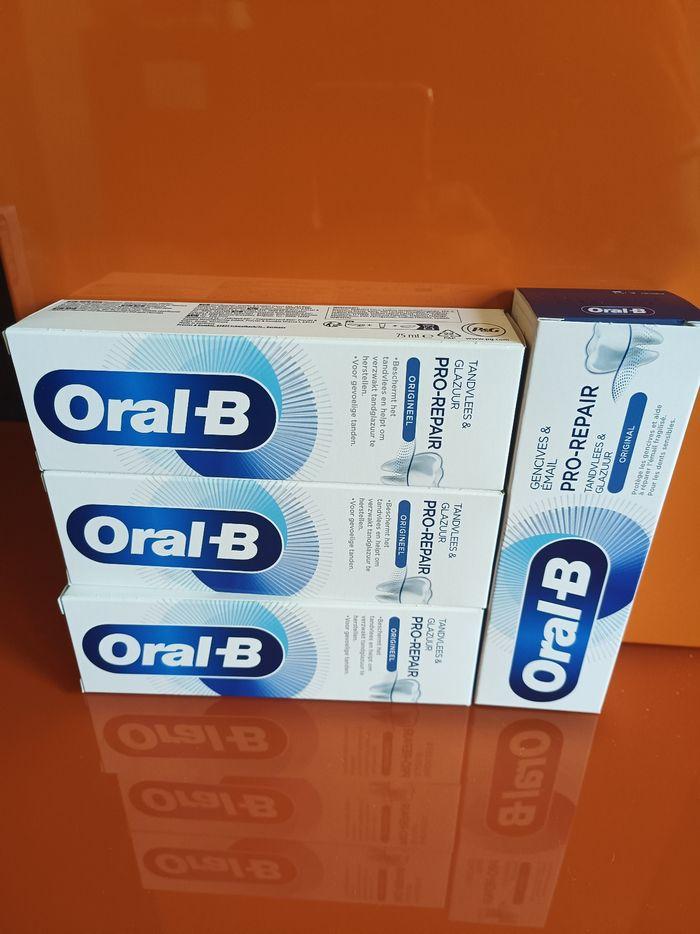 4 dentifrices oral b 75 ml