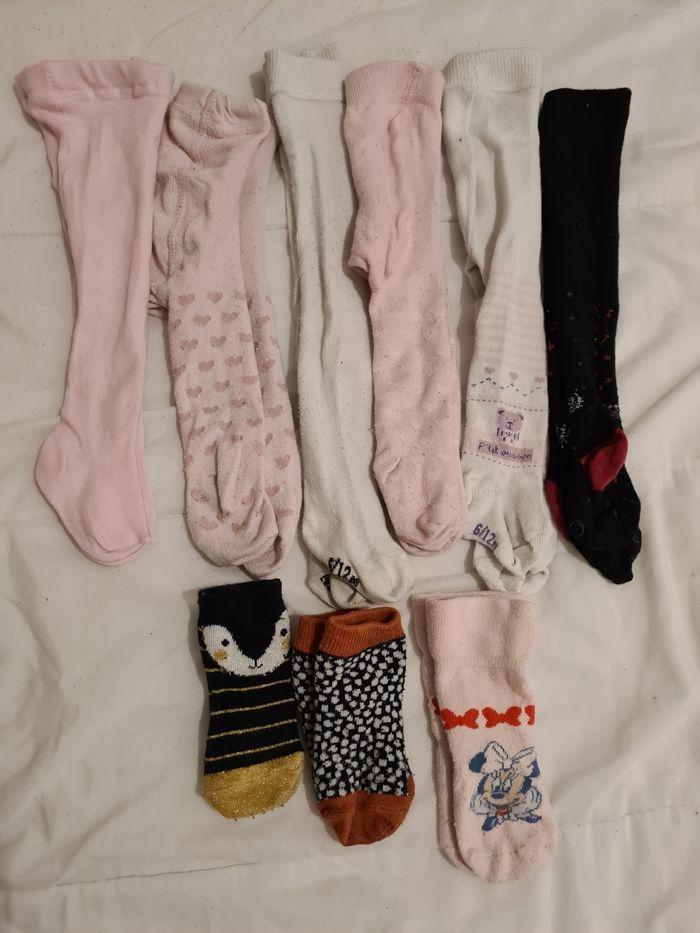 Lot colants et chaussettes