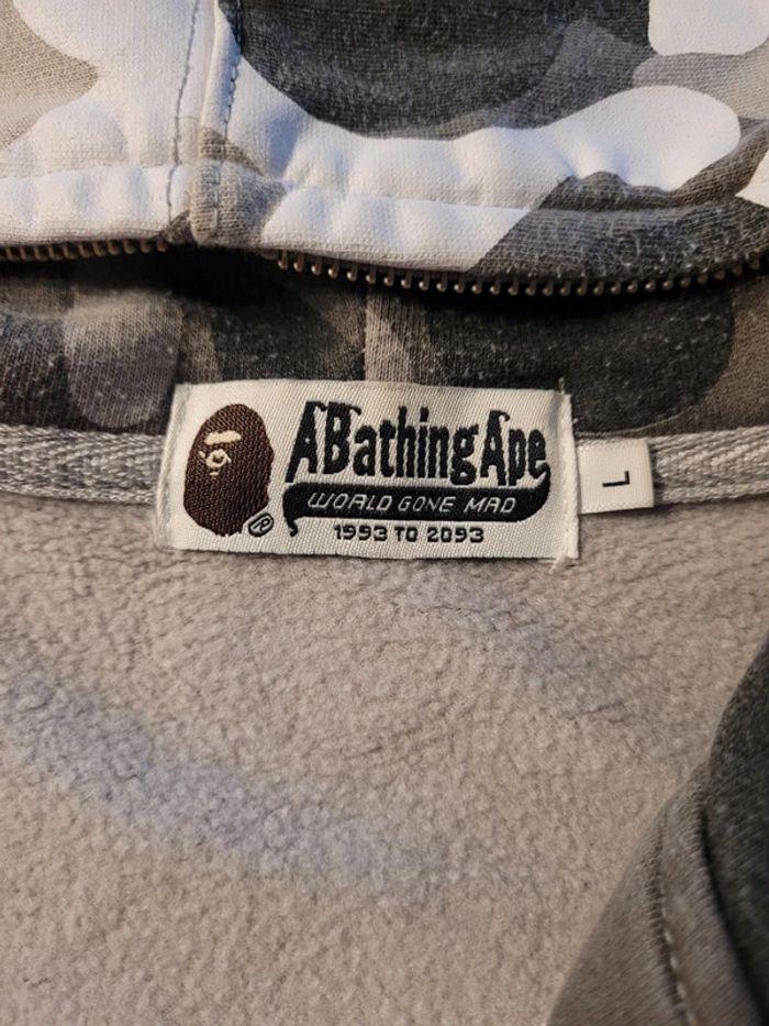 Veste Zip Capuche Sweat A Bathing ApE Bape Taille L Patch - photo numéro 10