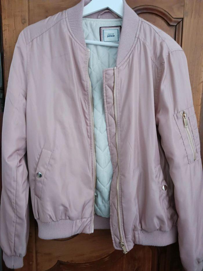 Bomber pimkie rose femme taille L 40 veste blouson - photo numéro 1