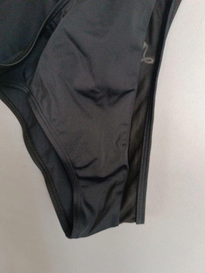 Maillot bain 2 pièces noir black basic simple cupshe s 36 noué nuque neuf swim bikini - photo numéro 6