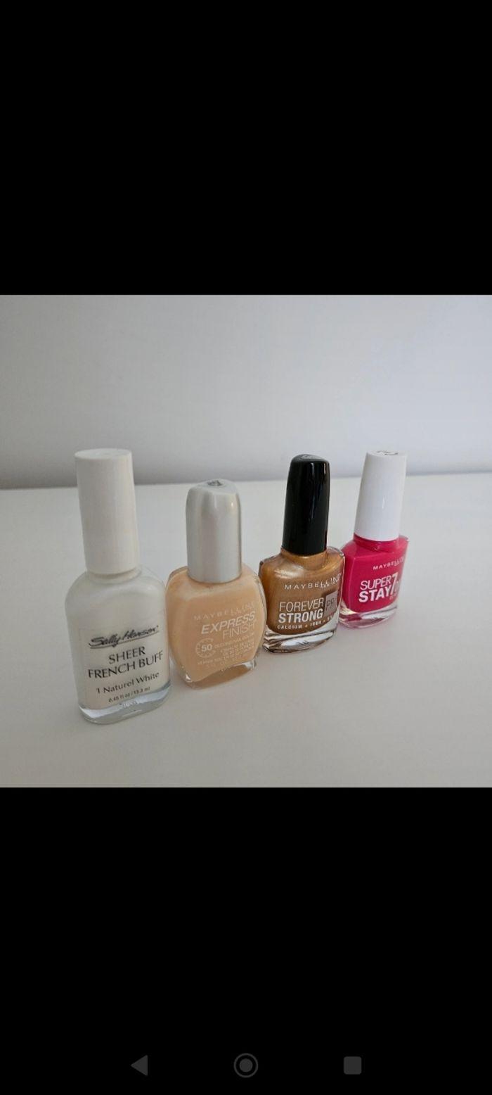 Lot de 4 vernis à ongles - photo numéro 2