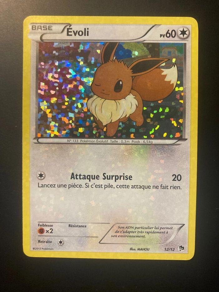 Evoli 12/12 - Promo Mac Donald's 2013 - Carte Pokémon rare - photo numéro 1