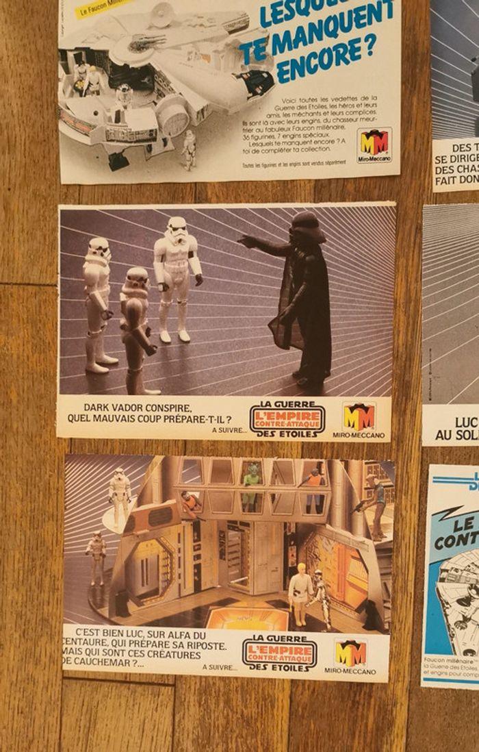 Lot anciennes publicités star wars meccano - photo numéro 4