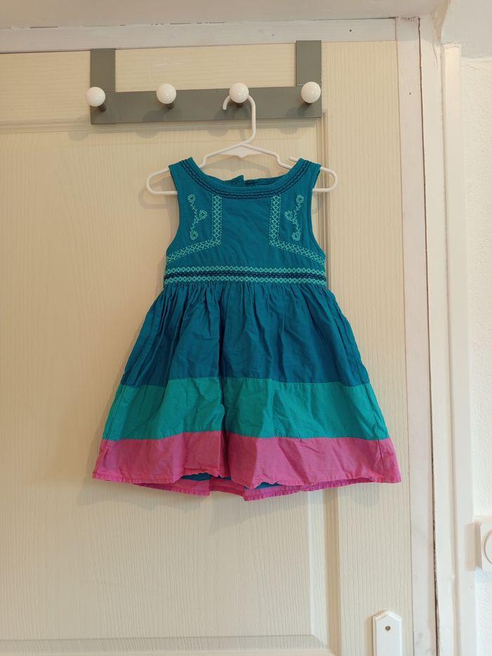 Robe bleu DPAM 3 ans 98 cm - photo numéro 1