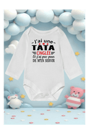 Body bébé message personnalisé manches longues TATA