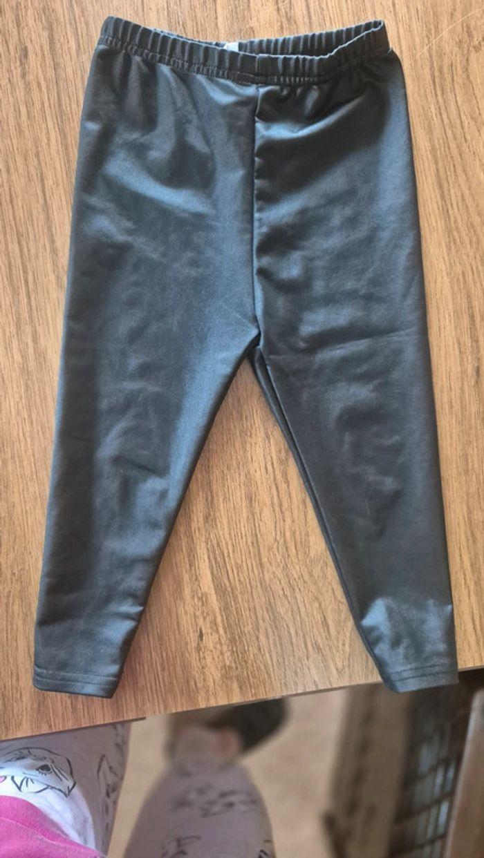 Pantalon bébé fille similicuir 24-36 mois - photo numéro 1